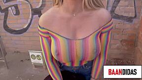 Voluptuous wife attends to my needs, leaving her date wanting