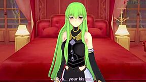 CC Cheshire Cat Sucks and Fucks in Full Code Geass Fantasy Video