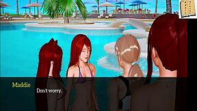 Explore your desires with my new family in 3D cartoon porn