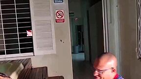 Huge penis owner engaging in sexual intercourse