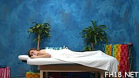 Sensual massage with a touch of nudity