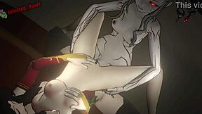 Ruby's erotic fantasy of futanida domination with double anal penetration