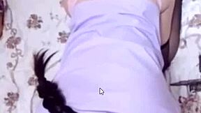 Fresh recruit Princess gets seduced by lover in black thong