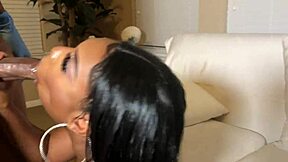 A petite ebony goddess craves hardcore sex with a large BBC