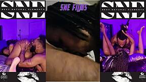 A steamy holiday romp with a big ass babe and a monster cock