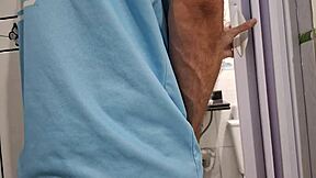 Daring masturbation and hardcore sex in the bathroom
