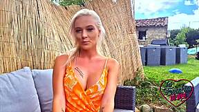 Voluptuous Oletsha in 90s French amateur video