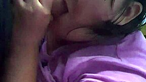 Triple threat of hot sisters in steamy threesome action