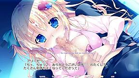 First scene of Hime to Otome no Yakimochi love route 1 with subtitles
