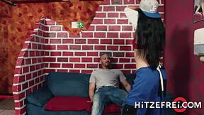Texas Patti enjoys deepthroat and fucking with a big cock