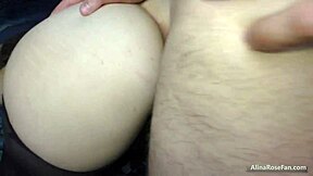 Beautiful brunette gets her big ass pounded through nylon