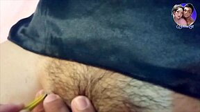 Fresh-faced Asian girl gets her tiny tits and pussy waxed in the bathroom