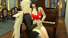 Naruto, Dragon Ball, and Bleach characters engage in wild sex orgy