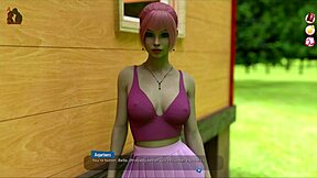 Guiding the attractive ladies in a visual novel game walkthrough