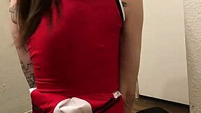 Hot tranny needs a hard ride
