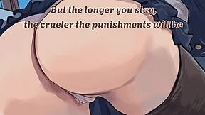 Get dominated by the seductive Joi Nobara in this femdom CBT anime video
