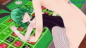 Tatsumaki and Fubuki Bunny Girl Intense Sex in 3D Hentai