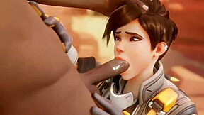 Bewnix and Cinderdryva in hot Overwatch 2 fan art porn video