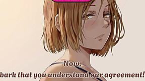 Get dominated by the seductive Joi Nobara in this femdom CBT anime video