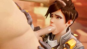 Bewnix and Cinderdryva in hot Overwatch 2 fan art porn video
