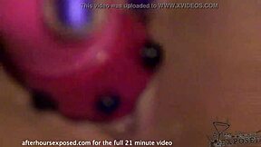 Fortunate university girl receives toy treatment from cameraman on All Hallows' Eve