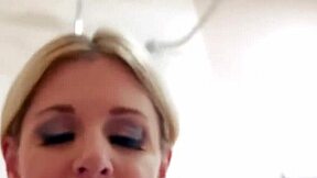 POV encounter with seductive stepmom and her big assets