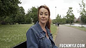 Petite Monique Mae takes control in hardcore POV encounter