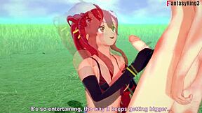 Experience Yoko Litner's passionate encounter in Tengen Toppa Gurren Lagann, available in full and POV versions on Sheer or Pentrun Fantasyking3.