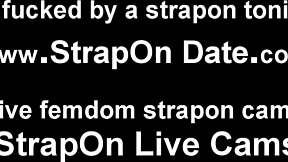 Get ready for intense and hardcore strap-on action