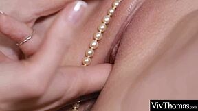 Beautiful blonde indulges in sensual oral pleasure of her partner's genitals