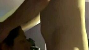 Busty white amateur chokes on vomit again