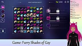 Furry VTuber Lewdneko's explicit gay gaming session