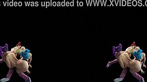 Cyberpunk 2077 Parody with VReal 18K Lesbian Triangle. Assholes Licked in Wild 3D Game!