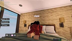 Succubus Meru takes you on a wild Roblox ride