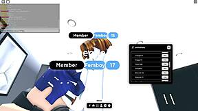 Roblox condo threesome with my best friend and his shemale girlfriend
