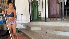 My sultry cousin craved my ejaculation in her large breasts