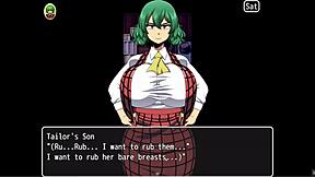 Yuka's scattered shards in the Yokai-themed pornplay of H-game, EP 3: Tailor of huge boobs