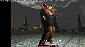 Erotic dance leads to passionate encounter on the dance floor