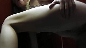 Angry babe gets a wild blowjob in the cabin