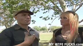 Mature woman explores BDSM and cuckolding with younger partner