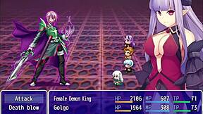 The female demon king takes her sweet revenge on the hero in this final installment