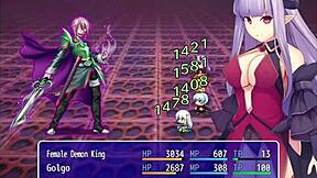 The female demon king takes her sweet revenge on the hero in this final installment