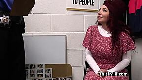 Candy Bar Stealing Milf Busted and Fucked at Work