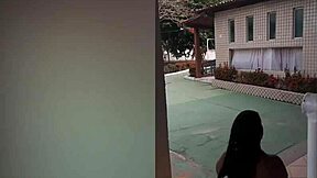 A steamy encounter at the water park with a Brazilian beauty and her eager partner