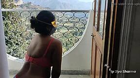 Sensual Indian encounter in bathroom turns into passionate romp