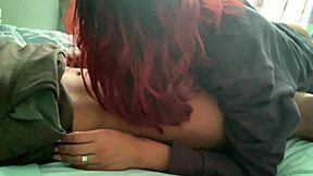Teen eats on big cock unaware of being recorded