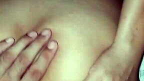 Authentic teenage Asian couple's homemade video of anal sex and internal cumshot