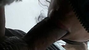 Chubby redhead gets a blowjob from her sexy Latina neighbor