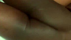 Curvy black beauty gets fucked by two guys in a hardcore group sex session