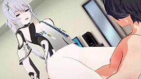 Mmd R18 video featuring cowgirl ride and squirting